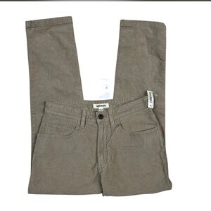 Good Threads Pants Mens 28x28 Brown Microcorded Slim Pants